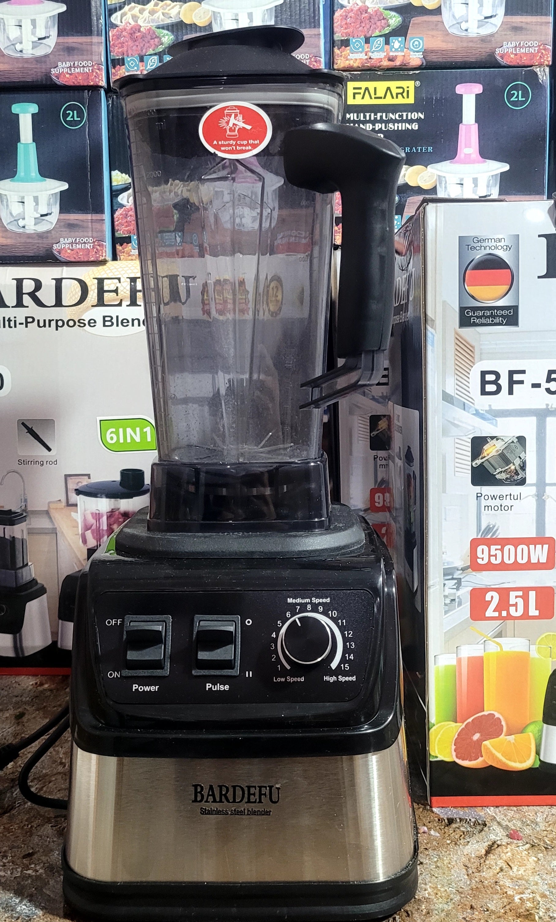 German Lot-Bardefu 6-in-1 2.5L Multipurpose Blender