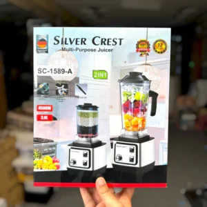 Silver Crest SC-1589-A 2-in-1 Blender and Grinder 4500W Multi-Purpose Juicer 3L Capacity