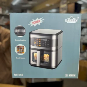 Uakeen 10L Double Heating Air Fryer German Lot ZL-1709 Plus product packaging box
